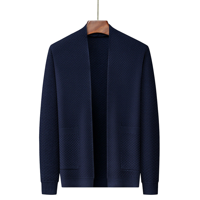 Men's Knitted Cardigan Sweater Coat