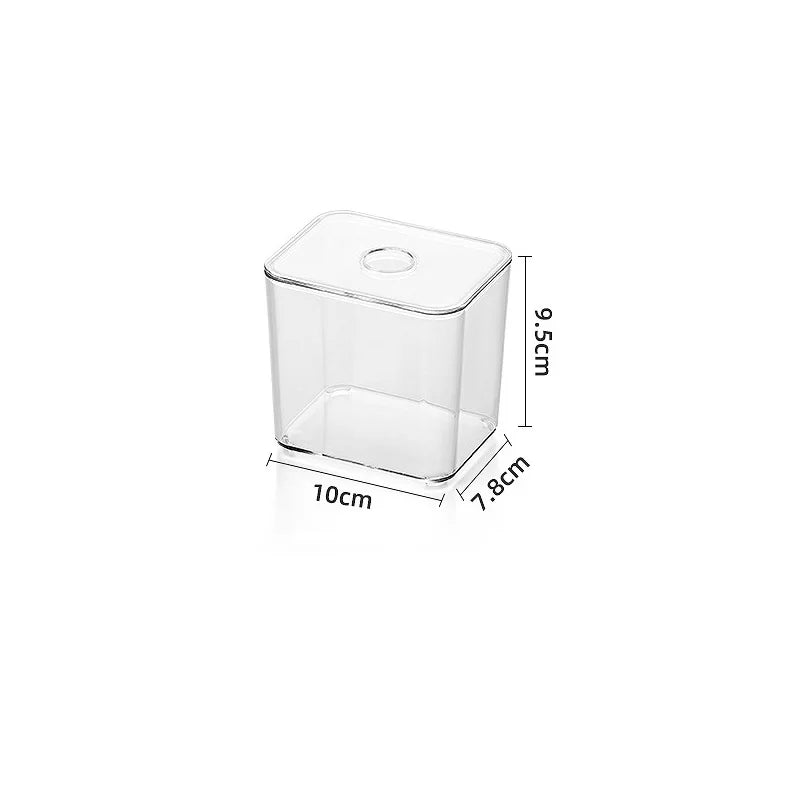 Acrylic Drawer Organizer Box with Lid – Clear Storage Solution
