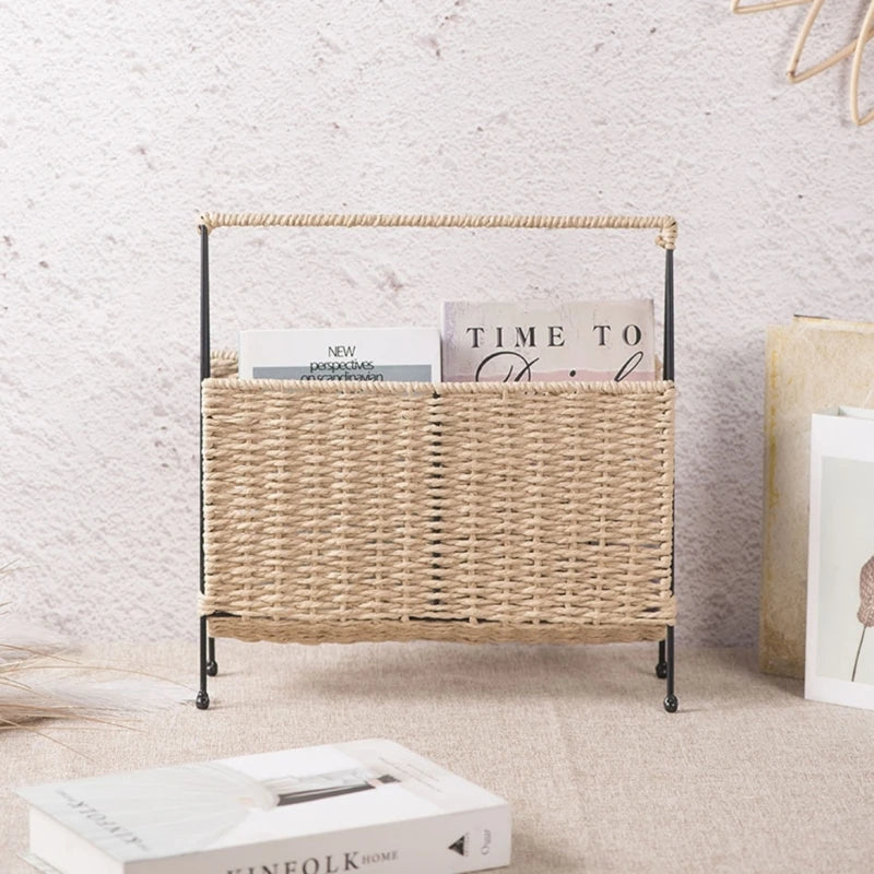 WovenCharm Standing Magazine Holder