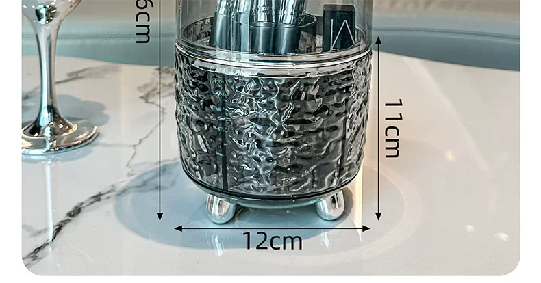 GlamSpin 360° Makeup Brush Organizer