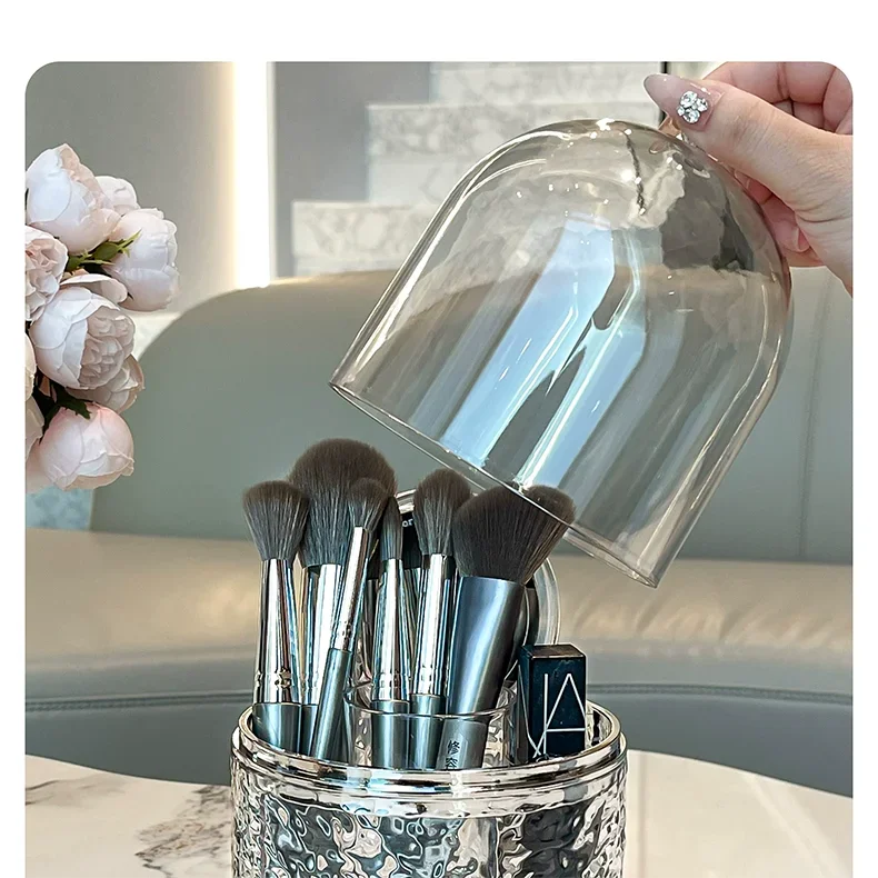 GlamSpin 360° Makeup Brush Organizer