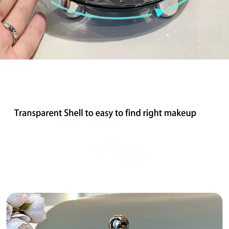 GlamSpin 360° Makeup Brush Organizer