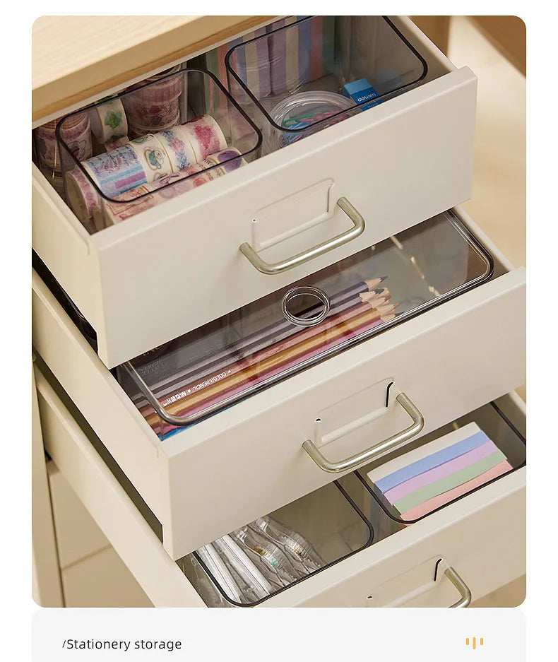 Acrylic Drawer Organizer Box with Lid – Clear Storage Solution