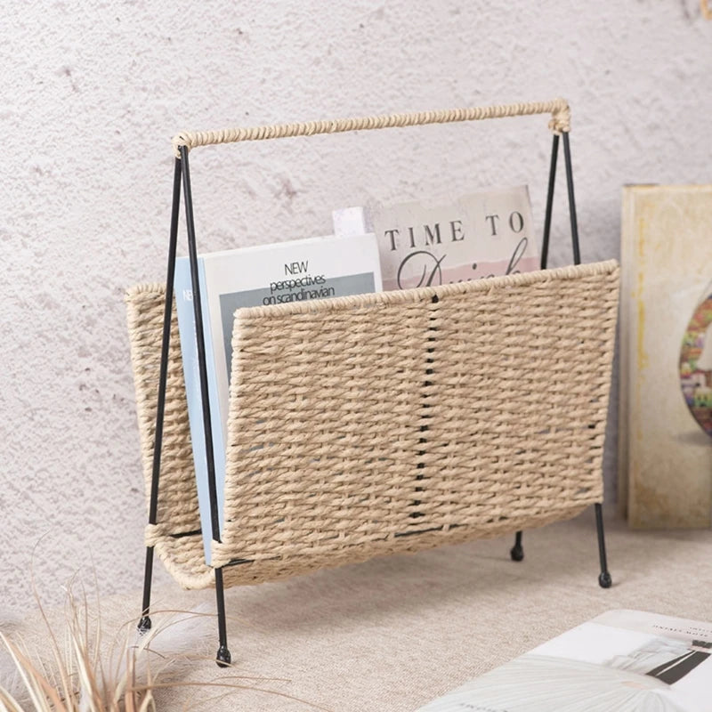 WovenCharm Standing Magazine Holder