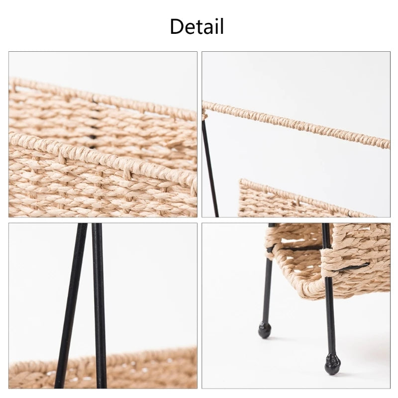 WovenCharm Standing Magazine Holder