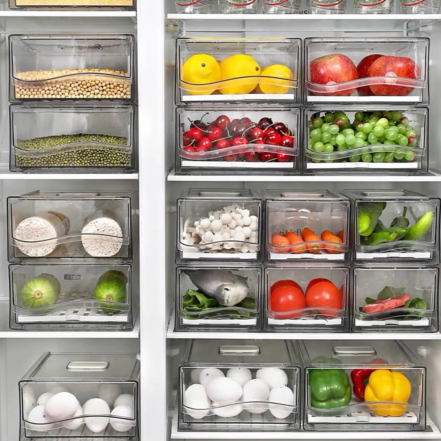 FreshStack 360° Fridge Storage Bins