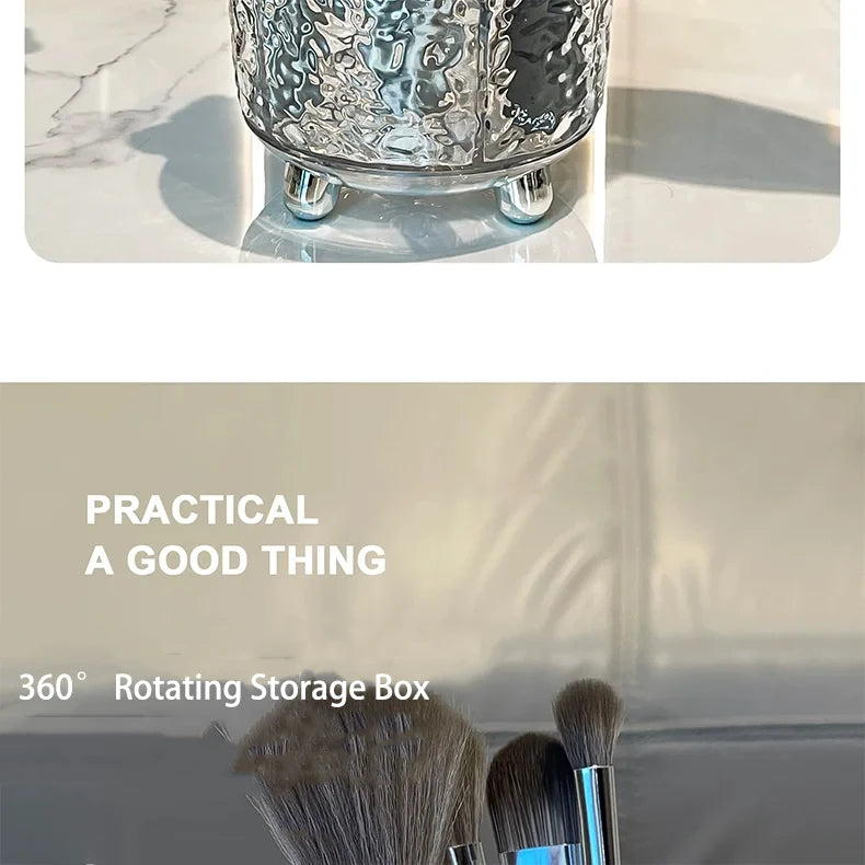 GlamSpin 360° Makeup Brush Organizer