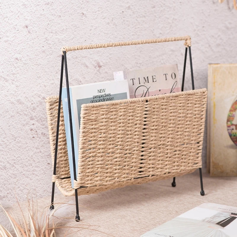 WovenCharm Standing Magazine Holder