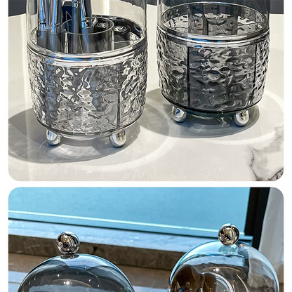 GlamSpin 360° Makeup Brush Organizer