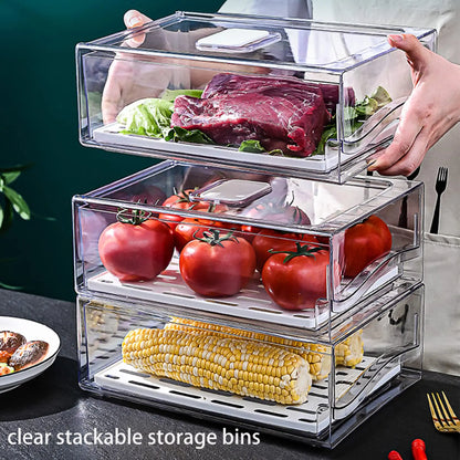 FreshStack 360° Fridge Storage Bins